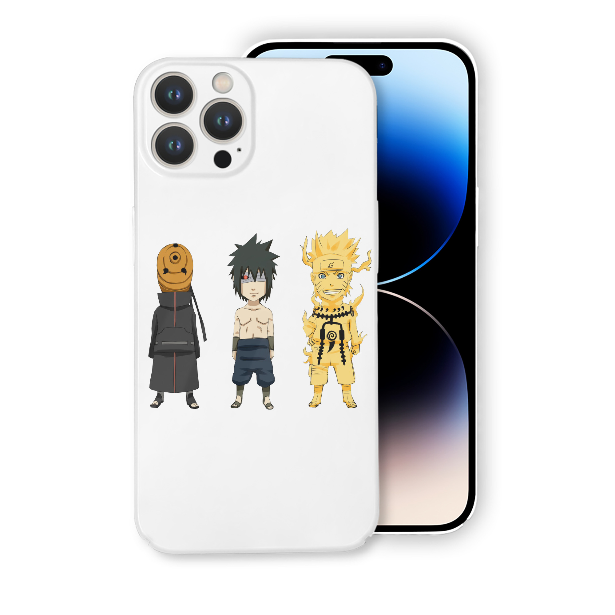 （画像用） NARUTO -ナルト- うちは サスケ Uchiha Sasuke 【iPhone 14シリーズ対応】ハードケース